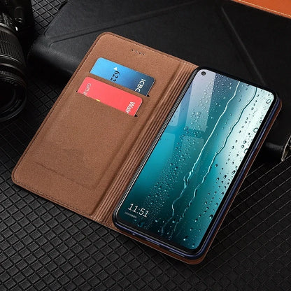 Genuine Crocodile Leather Flip Wallet Case for iPhone 14–17 Series