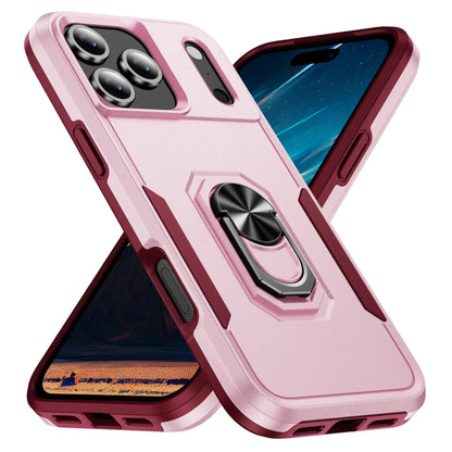 Military Grade Armor Case with Metal Stand for iPhone 17