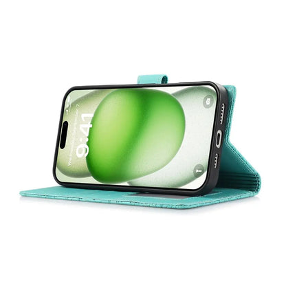 Magnetic Sunflower Flip Case for iPhone 17 Pro & Pro Max – PU Leather with Stand & Card Holder