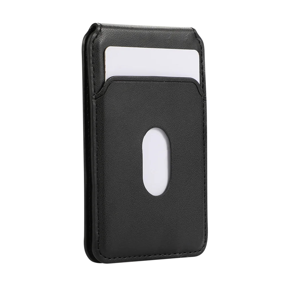 MagSafe Leather Wallet Case with Kickstand for iPhone 17 Pro Max – Magnetic Card Holder & Flip Cover