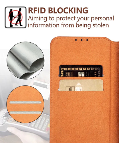 Genuine Leather Flip Wallet Case for iPhone 17 / 17 Pro / 17 Pro Max – Handmade Luxury Cover