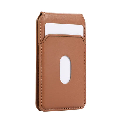 MagSafe Leather Wallet Case with Kickstand for iPhone 17 Pro Max – Magnetic Card Holder & Flip Cover