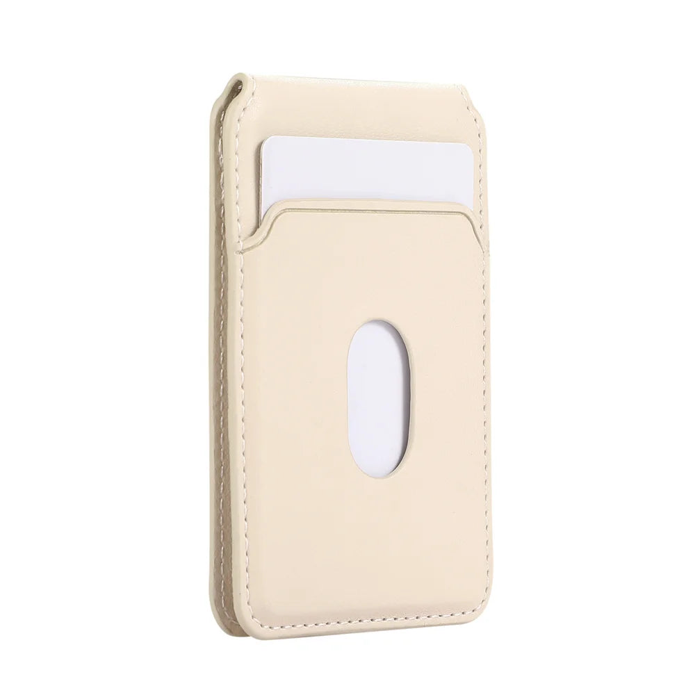 MagSafe Leather Wallet Case with Kickstand for iPhone 17 Pro Max – Magnetic Card Holder & Flip Cover