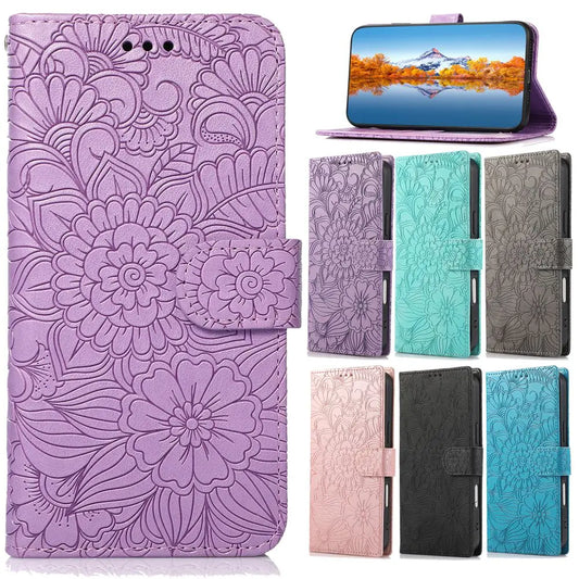 Magnetic Sunflower Flip Case for iPhone 17 Pro & Pro Max – PU Leather with Stand & Card Holder