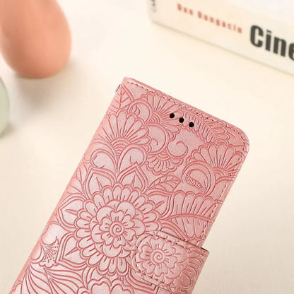 Magnetic Sunflower Flip Case for iPhone 17 Pro & Pro Max – PU Leather with Stand & Card Holder