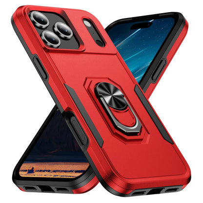 Military Grade Armor Case with Metal Stand for iPhone 17