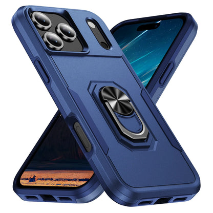 Military Grade Armor Case with Metal Stand for iPhone 17