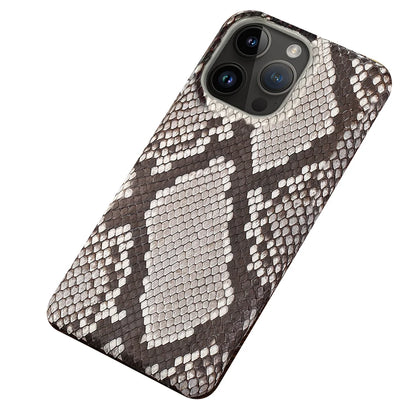 100% Genuine Python Leather Case – Luxury Protection for iPhone 11 to 16 Series